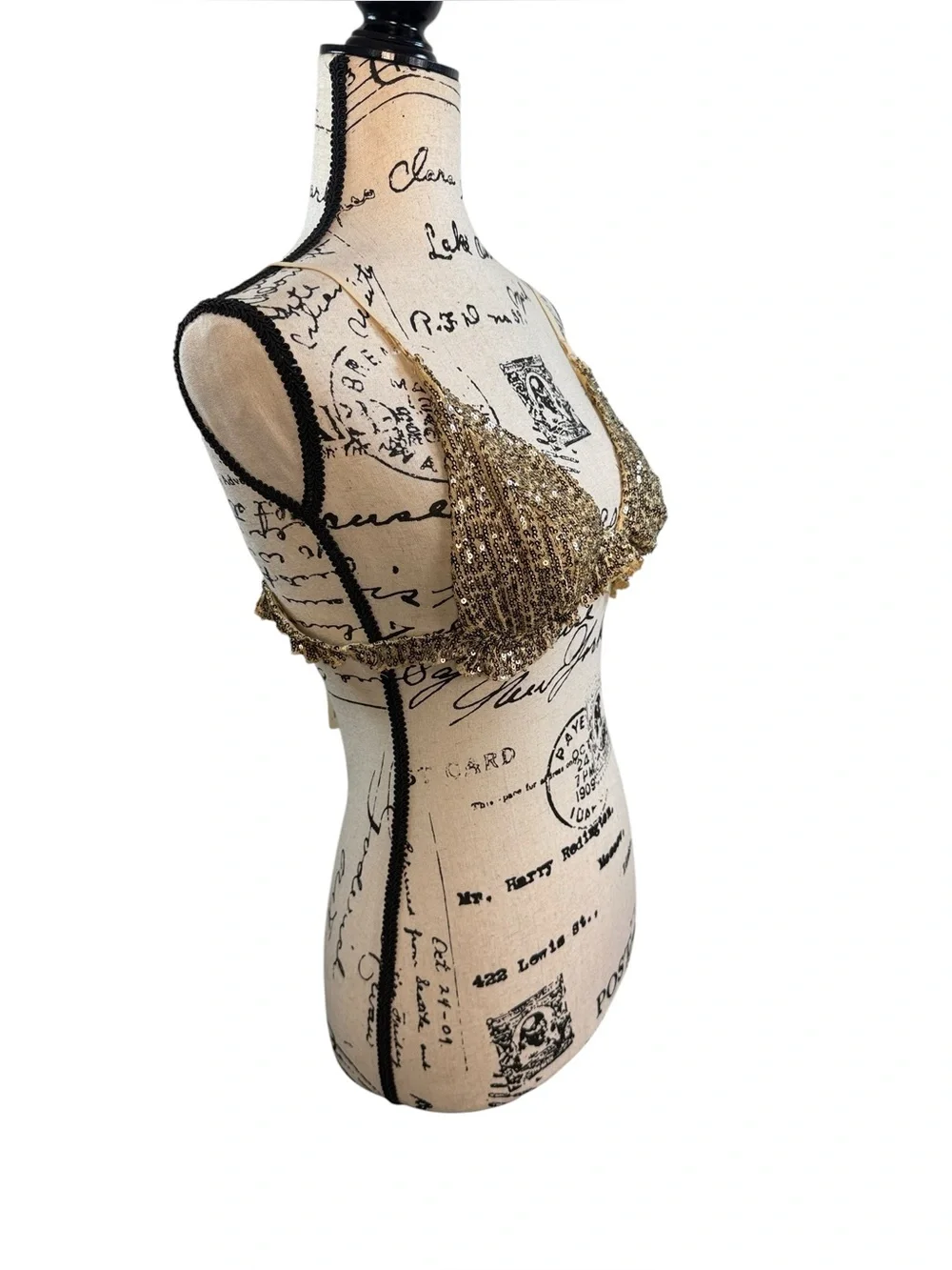 NWT! Free People Gold Rush Bralette size Large